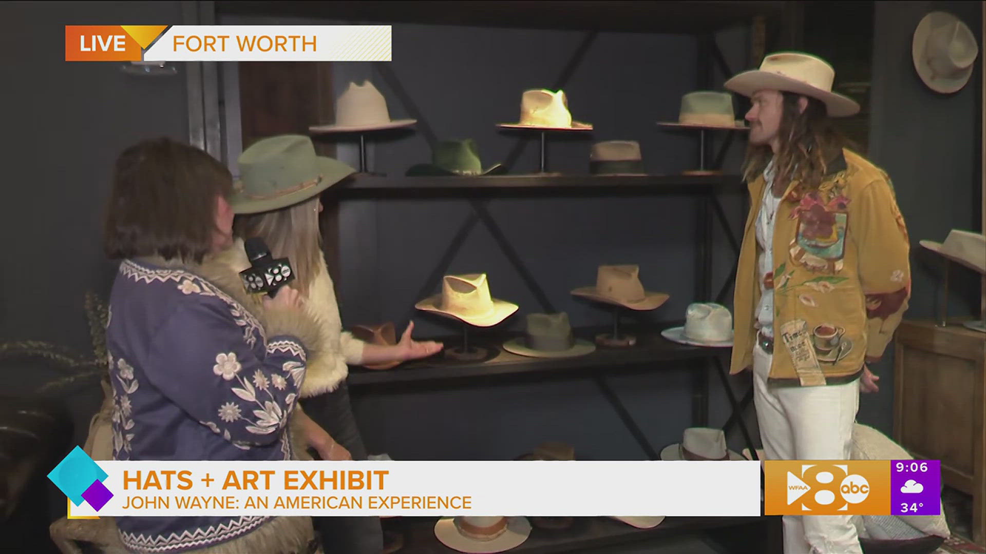 Paige talks with Malibu based artists Teressa Foglia and Tyler Hays to check out their special exhibit at the "John Wayne: An American Experience" Museum.