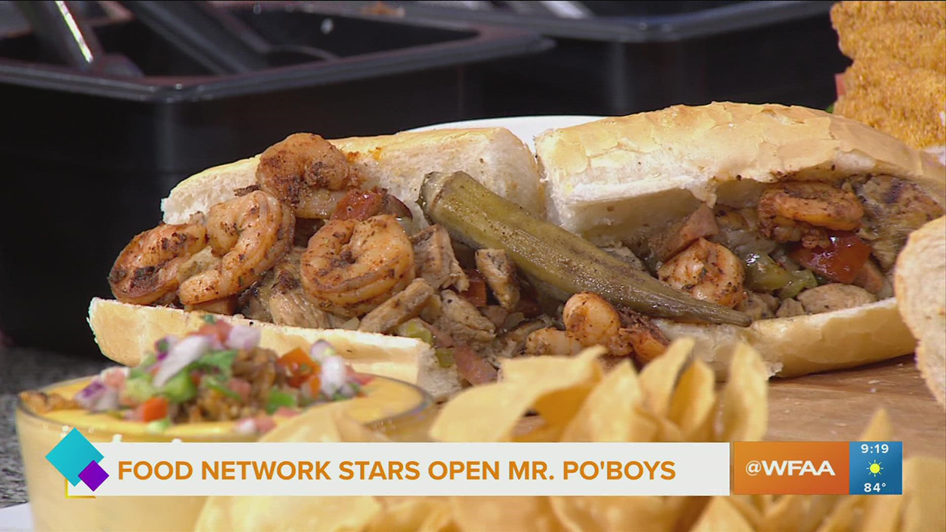 Food Network Great Food Truck Race stars Cedric McCoy and Ryan Thompson show us how they take Po’ Boys to another level at their new Mr. Po’ Boys restaurant.