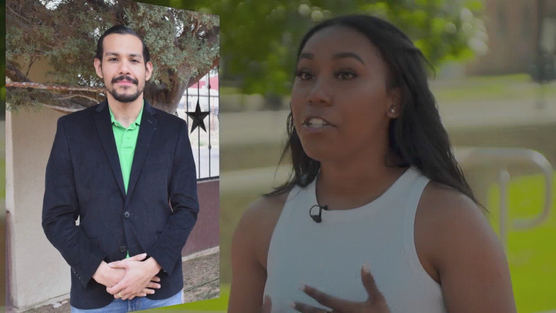 "He wrote the most powerful message back to me," says UNT student Mary Cade.