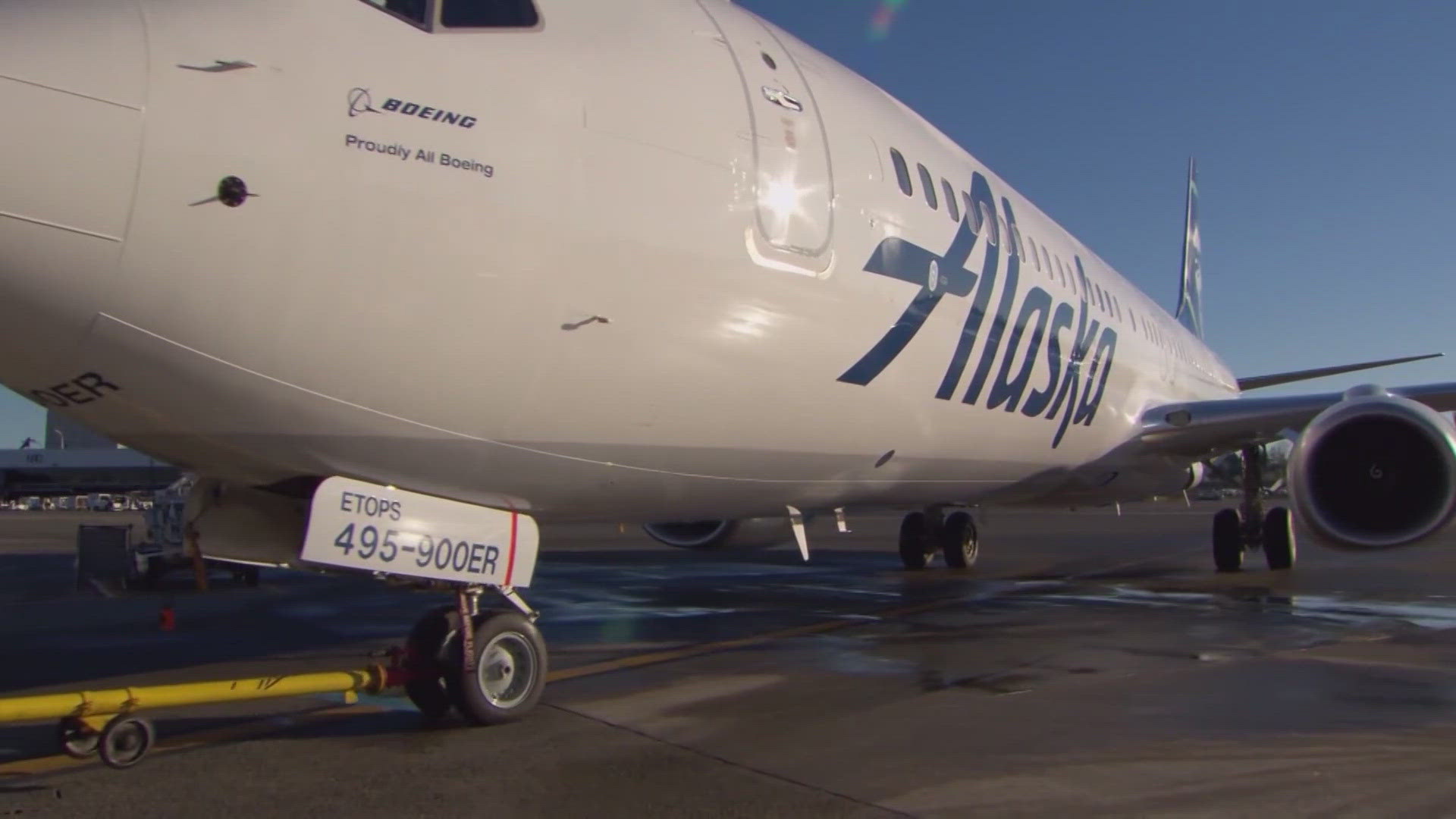 Alaska Airlines is moving over to D-F-W International Airport...where it already has a much bigger presence. 
