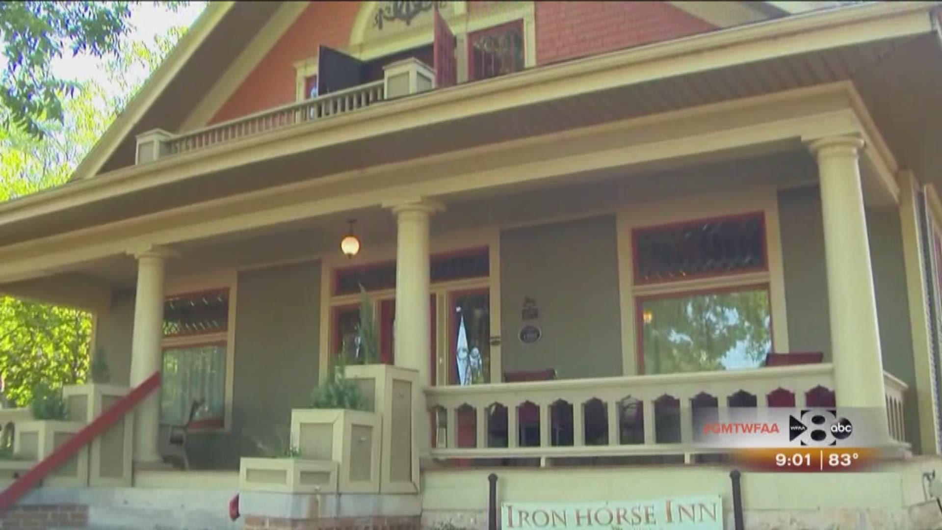 The Iron Horse Inn Bed and Breakfast is located in Granbury. To make reservations or for more information go to ironhorsebb.com
