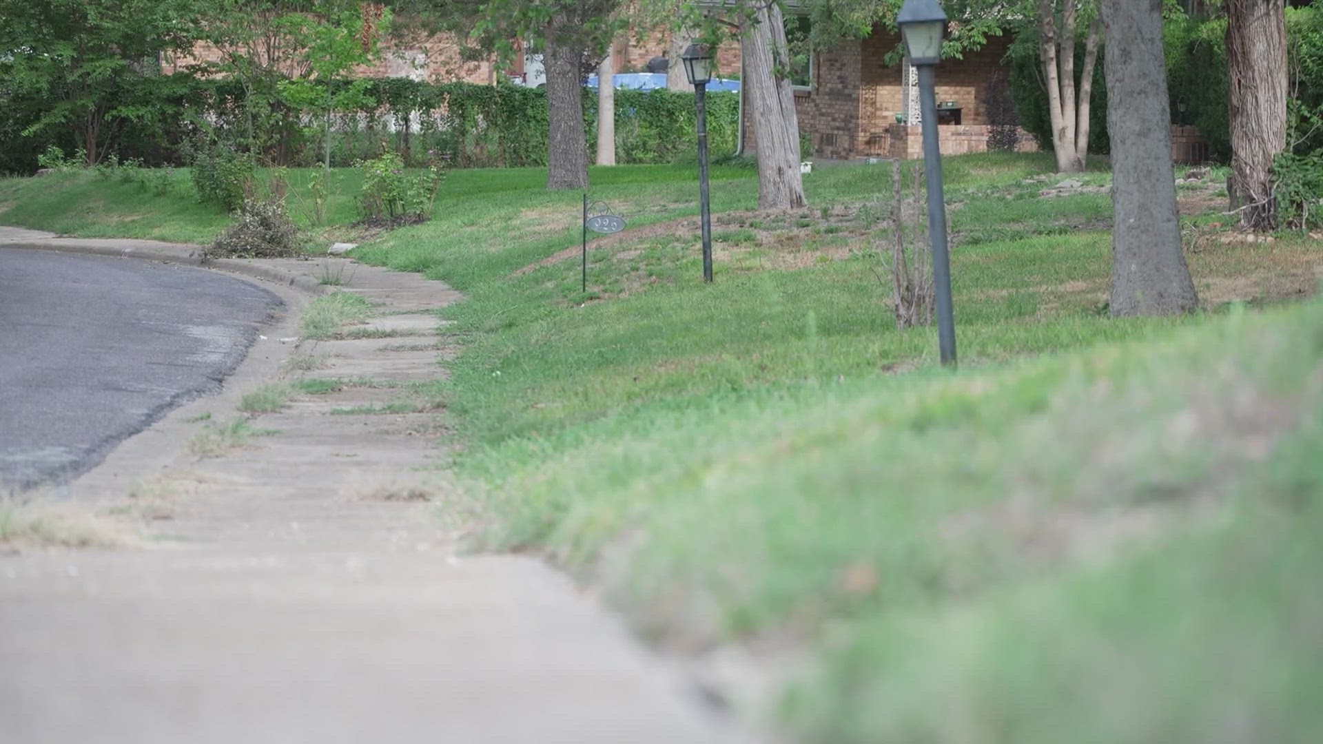 Officers were called to the 900 block of Medalist Drive, near Red Bird Lane and Polk Street, at 11 a.m. Saturday.