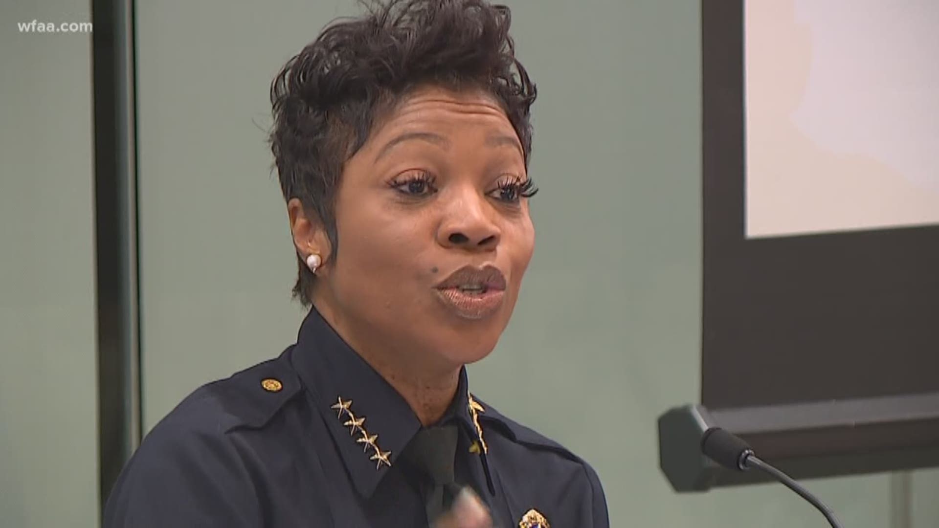 Dallas Police Chief Renee Hall has been on leave since July 10.
