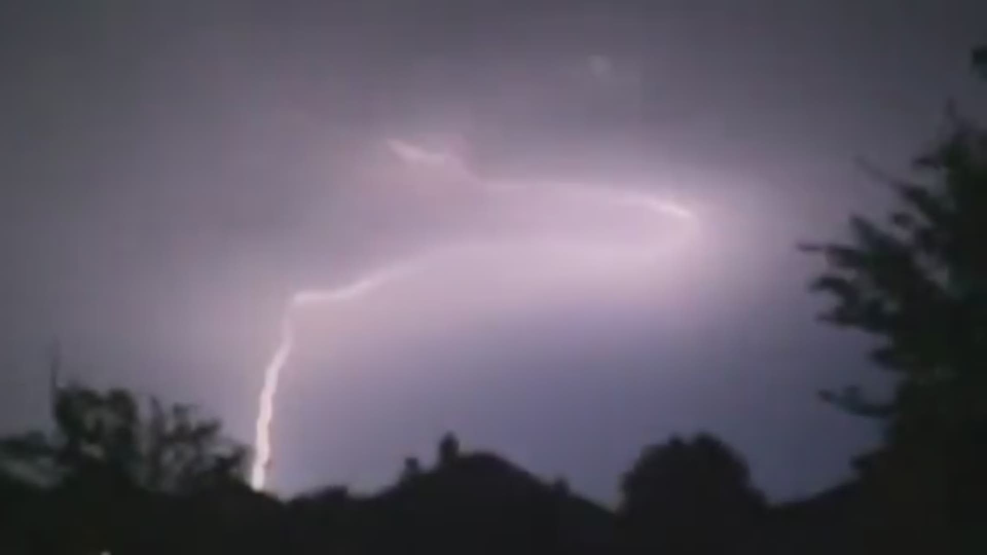 Lightning shot in Arlington Texas. 