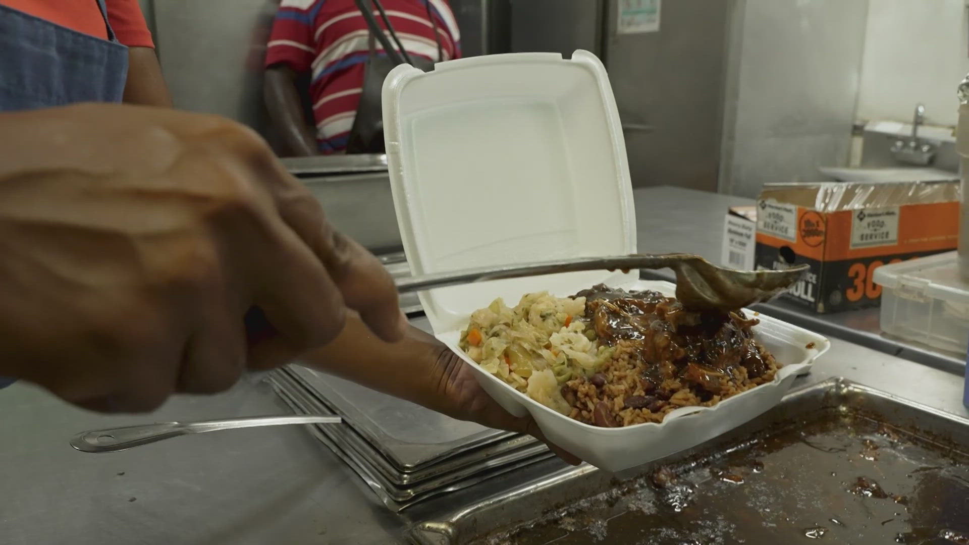 “If you don’t have money to give to someone, you can feed them,” said Matthew Graham, Elaine's Jamaican Kitchen.