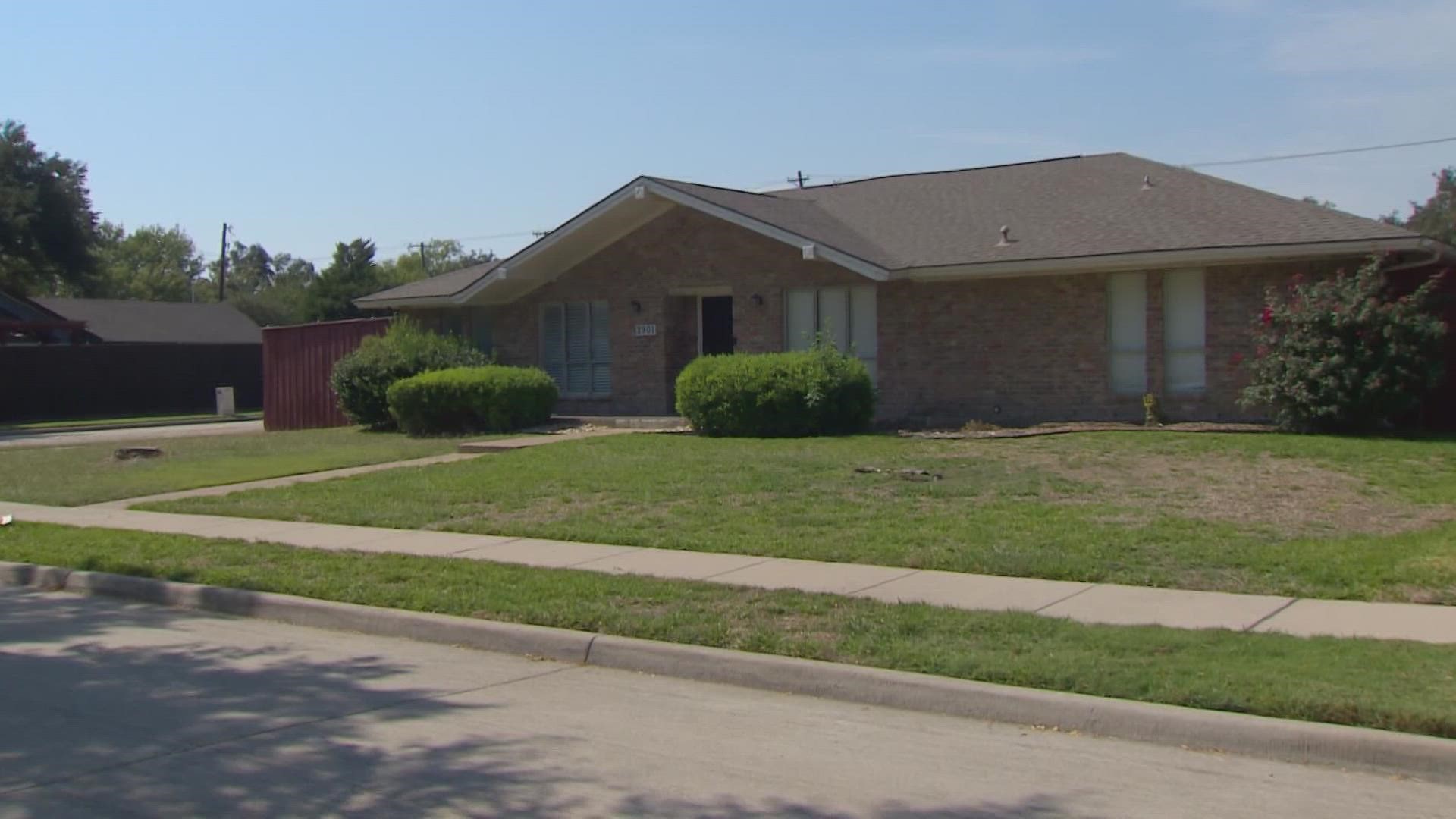 Authorities said homeless teens were forced into a sex trafficking ring at a house on La Palma Lane in Plano