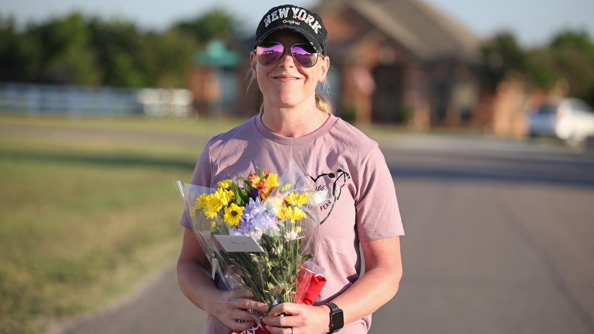 Kristy Edney is a school nurse in Northwest ISD who felt the call to New York to help fellow health care workers