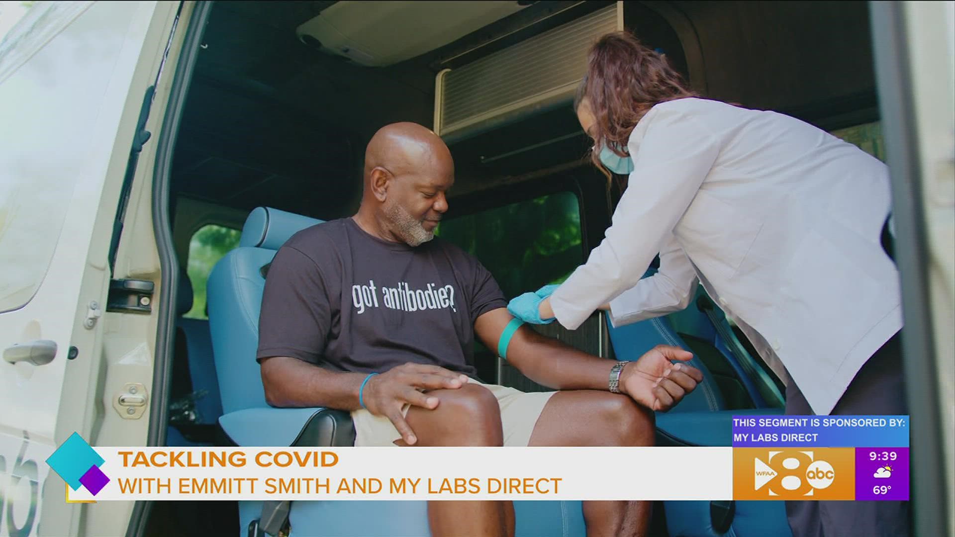My Labs Direct and Dallas Legend Emmitt Smith are teaming up together and tackling COVID in a big way in hopes to keep us safe this holiday season.