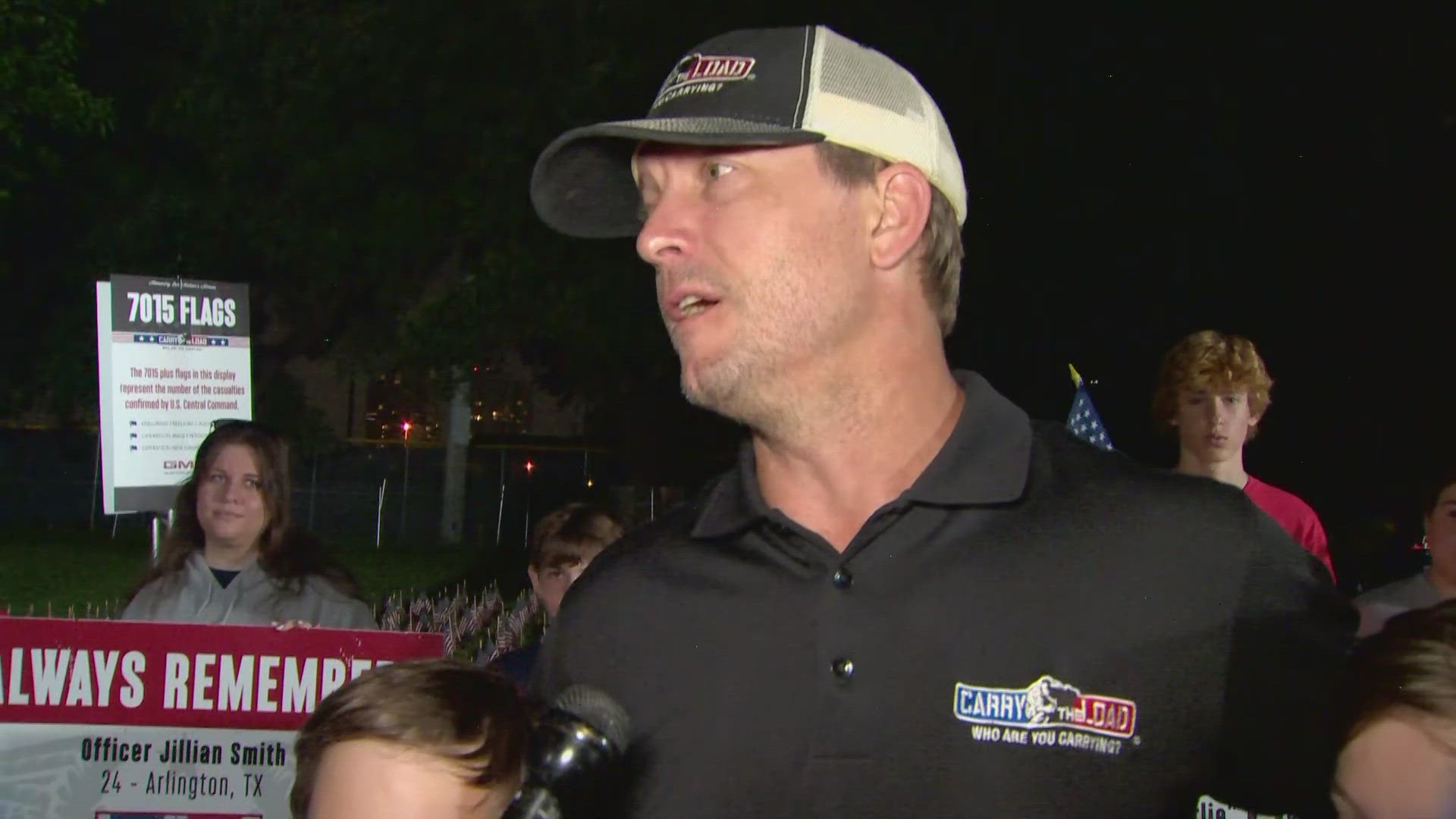 Chris Sadeghi talked with the organizers behind the annual Carry The Load event.
