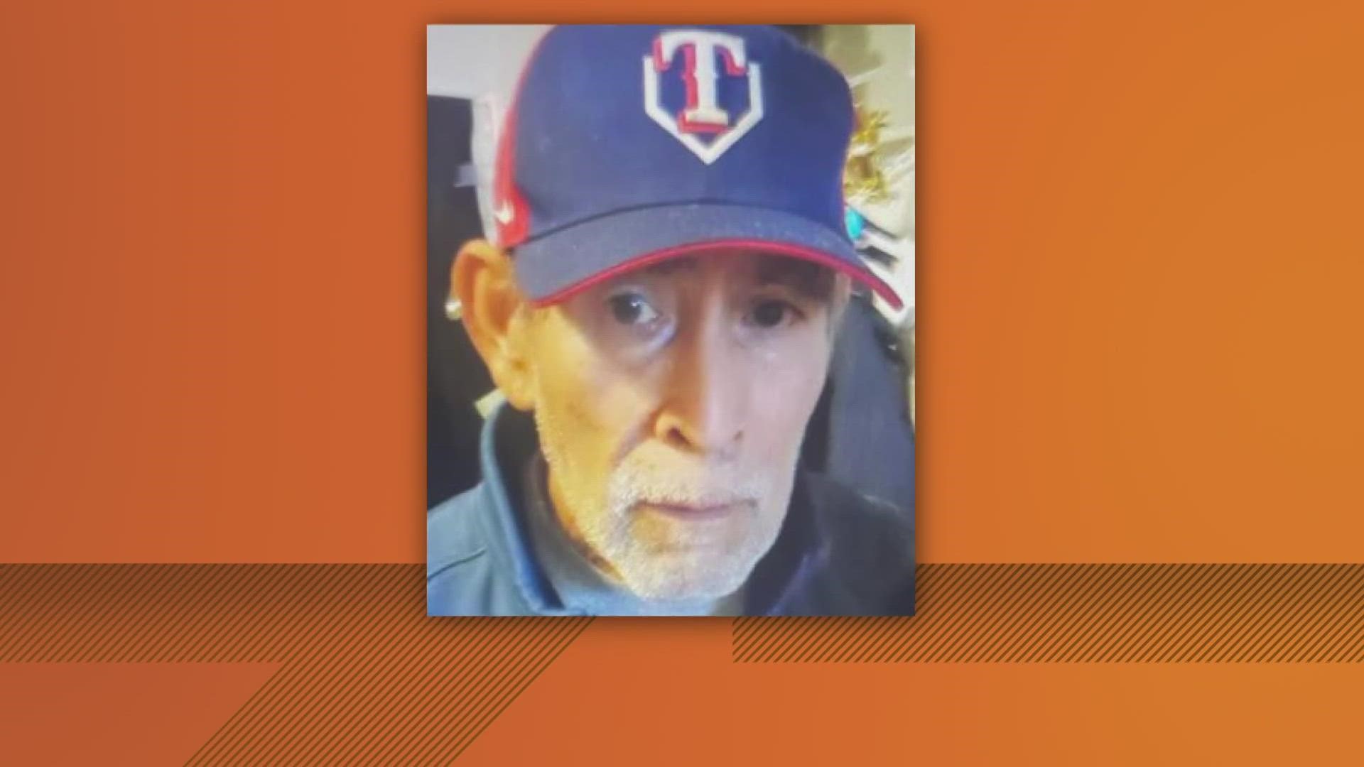 Police say the man, Miguel Martinez, was last seen on Oak Grove Court North. Anyone with info should call 817-392-4222 and reference case No. 23-0016354.