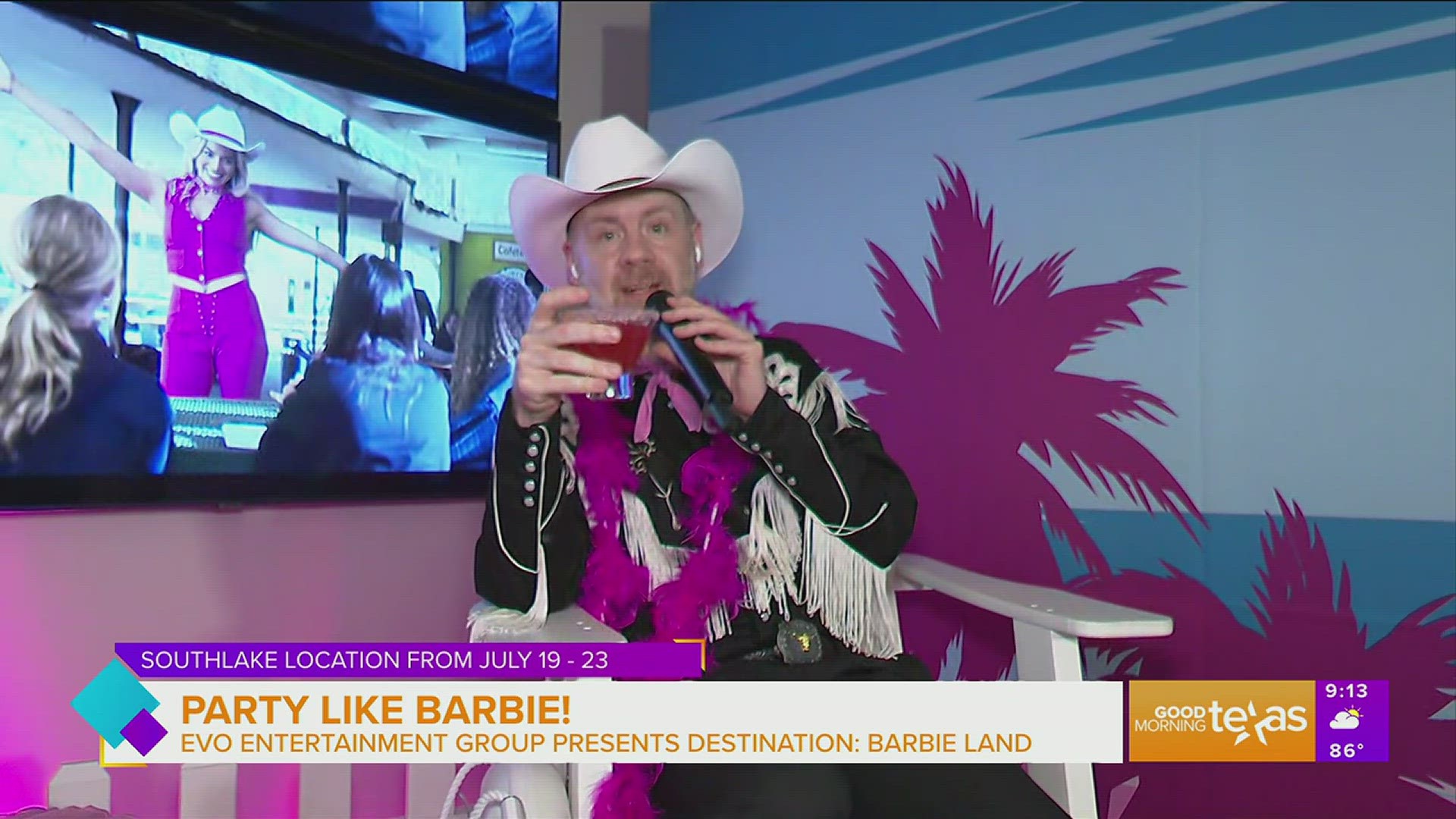 It's time to take you to Barbie Land, and it's only a drive away – Adam Sweeney joined us with more on the perfectly pink free immersive experience.