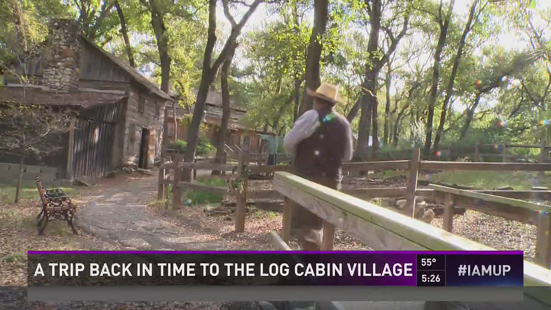 A trip back in time to the log cabin village