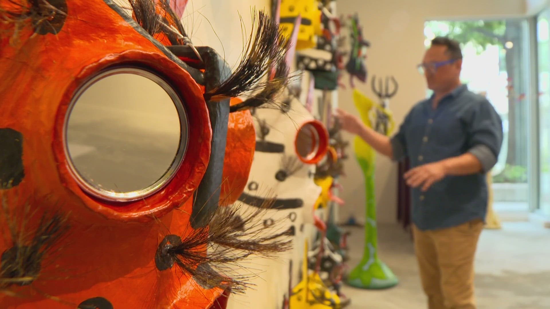 In his first solo exhibition, Miguel Martin's life-sized sculptures will be on display in Fort Worth's Sundance Square.