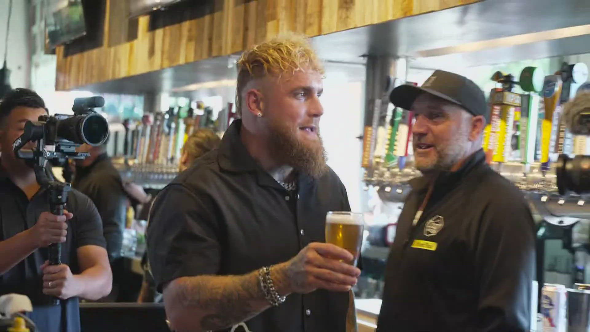 Jake Paul is a franchisee of the chain Dog Haus, a beer and sausage restaurant.