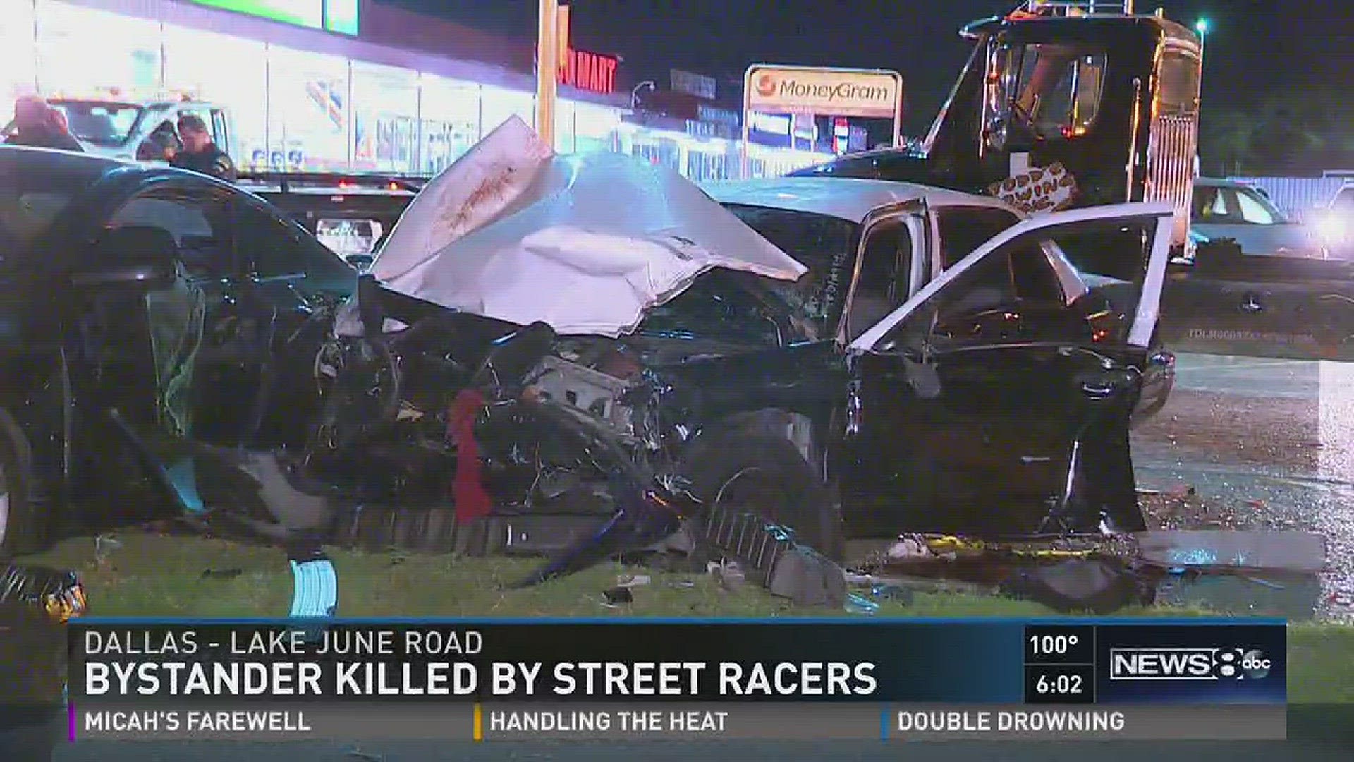 Bystander killed by street racer in southeast Dallas | wfaa.com