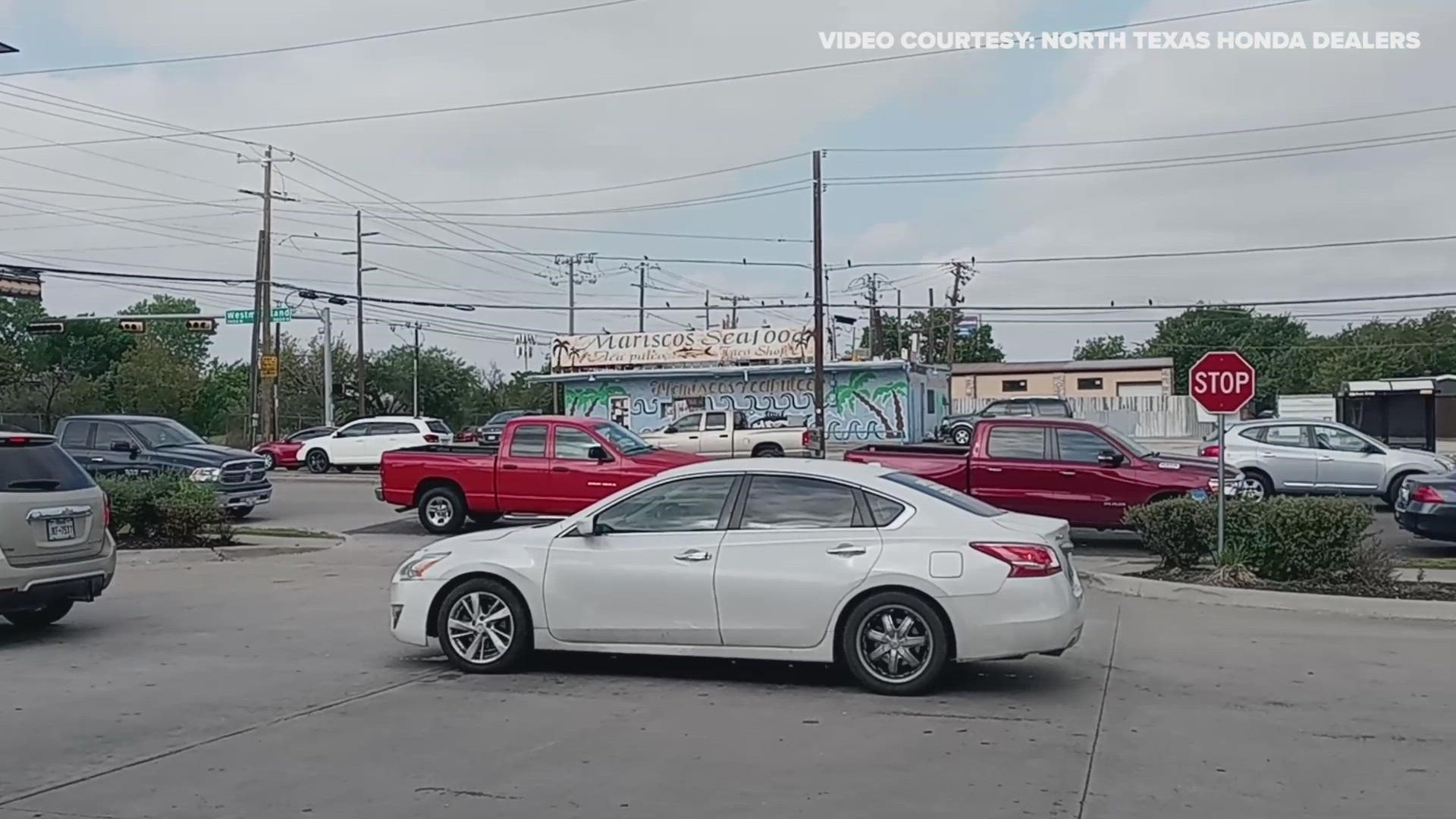 The North Texas Honda Dealers helped provide hundreds of people with free gas on Labor Day due to Hurricane Ida impacting gas and oil production on the Gulf Coast.