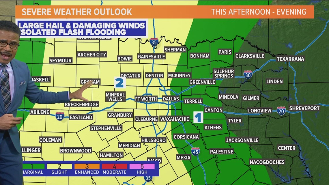 Dfw Weather Full Timeline For Strong Storms Thursday 6893