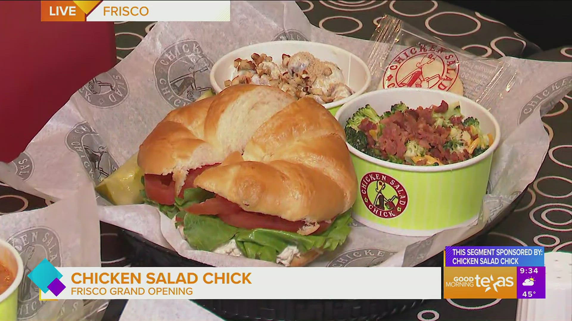 This segment is sponsored by Chicken Salad Chick.