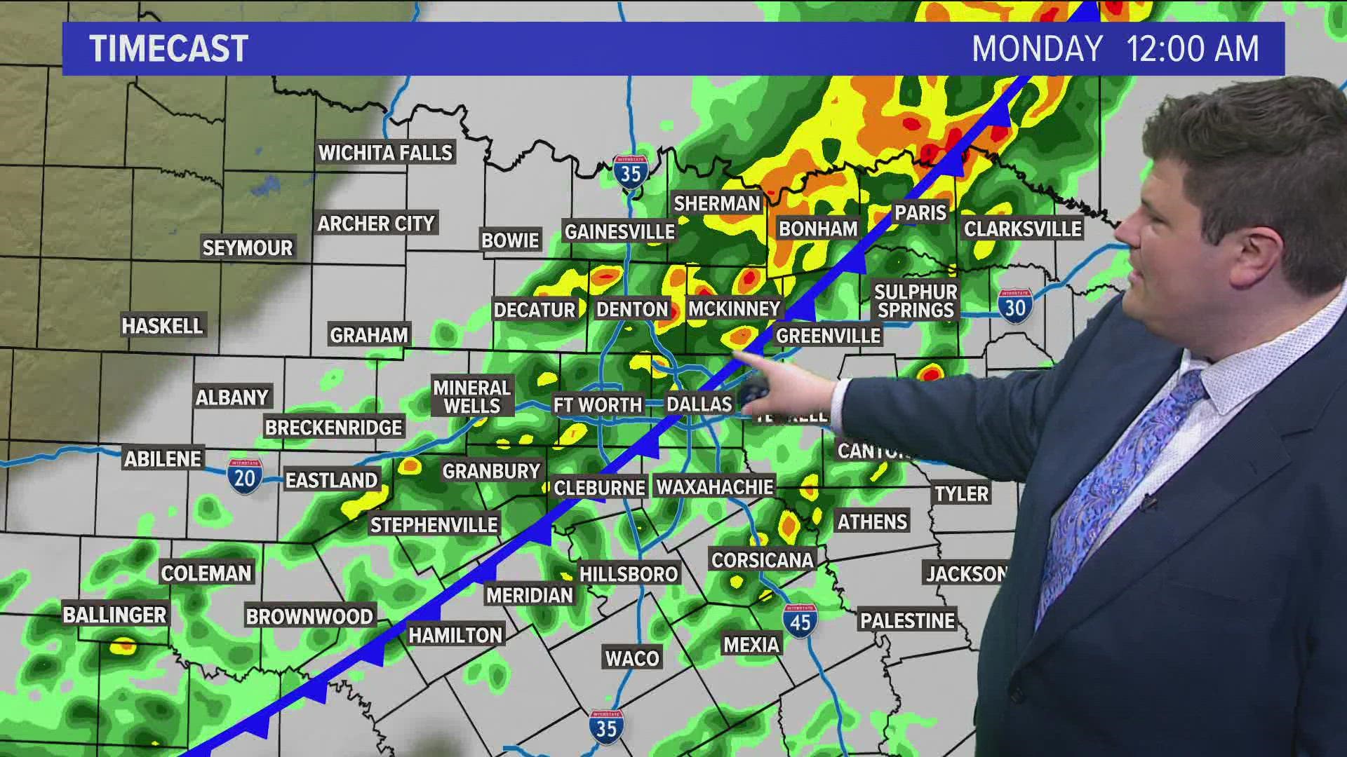 Thunderstorms return to North Texas this weekend, but the entire weekend will not be a washout.