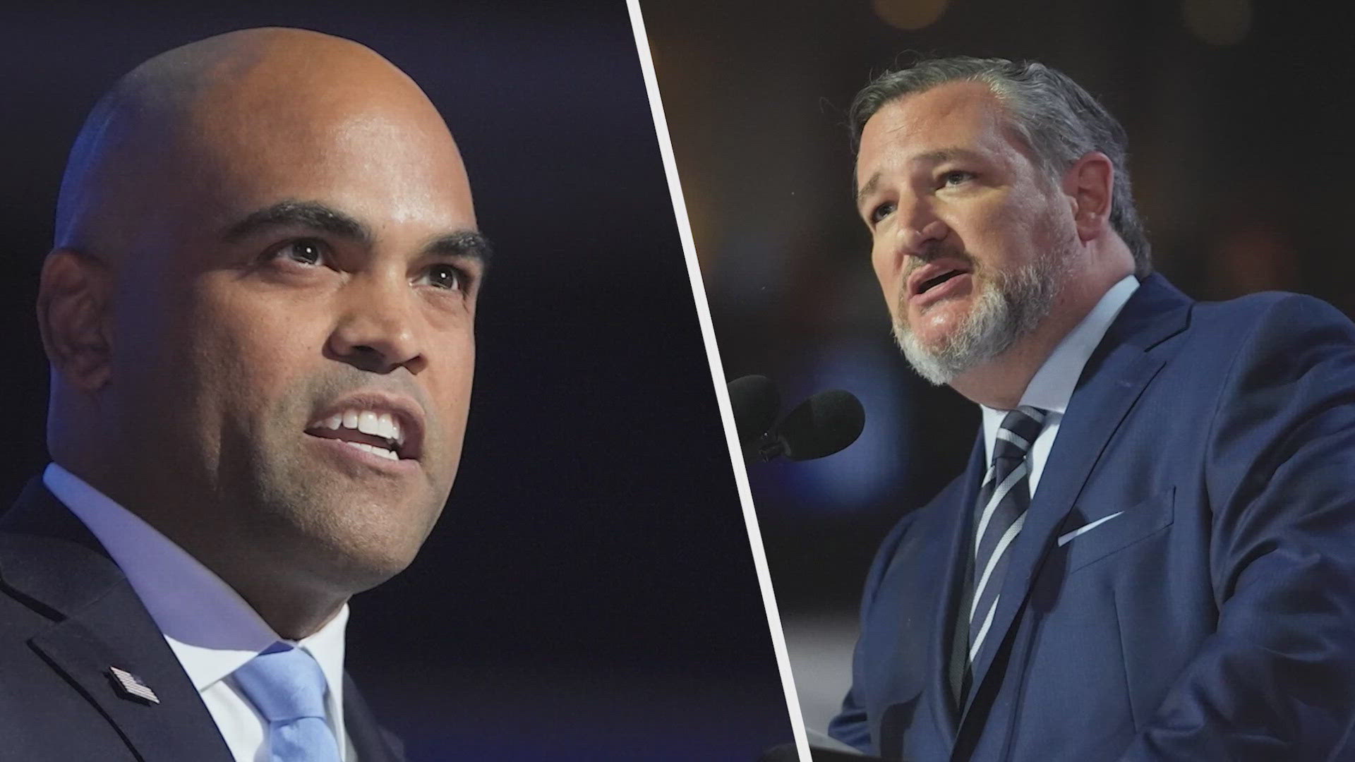 Sen. Ted Cruz and Democratic challenger Colin Allred will face off in their only debate Oct. 15 on WFAA.