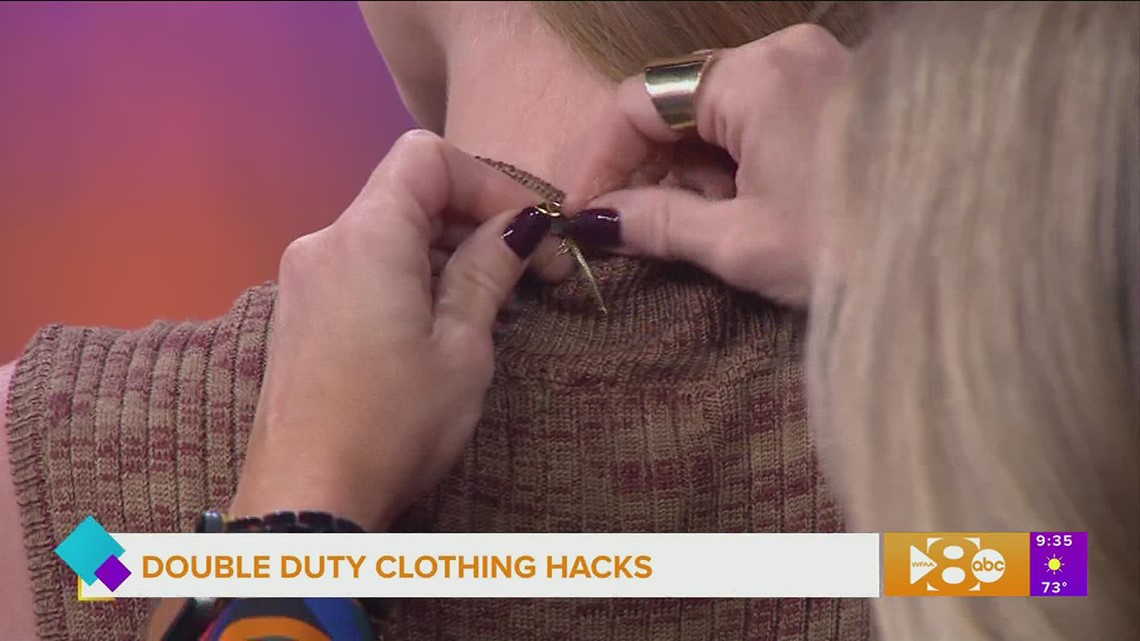 Double duty clothing hacks