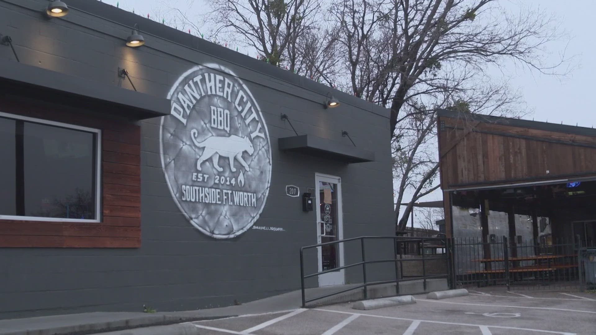 Panther City BBQ tracked a $30,000 pit trailer stolen from their restaurant to a cafe on the city's northwest side. The cafe owner denies involvement.
