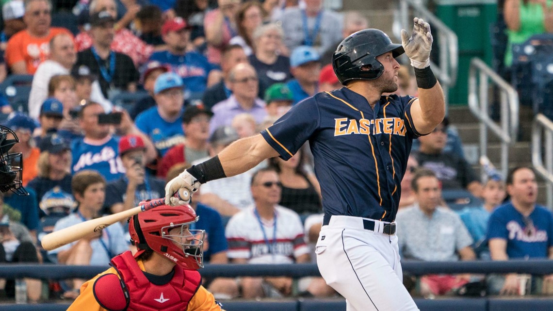 Did Tim Tebow really hit a home run in his first at-bat in