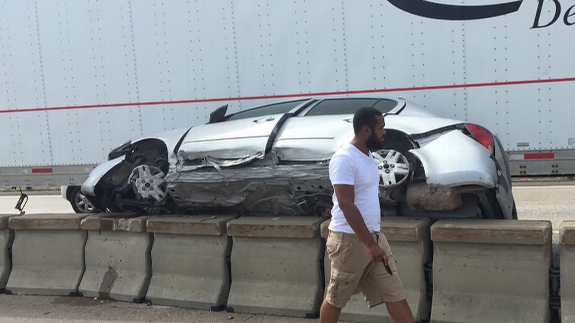 Garland woman walks away from terrifying crash with only scratches