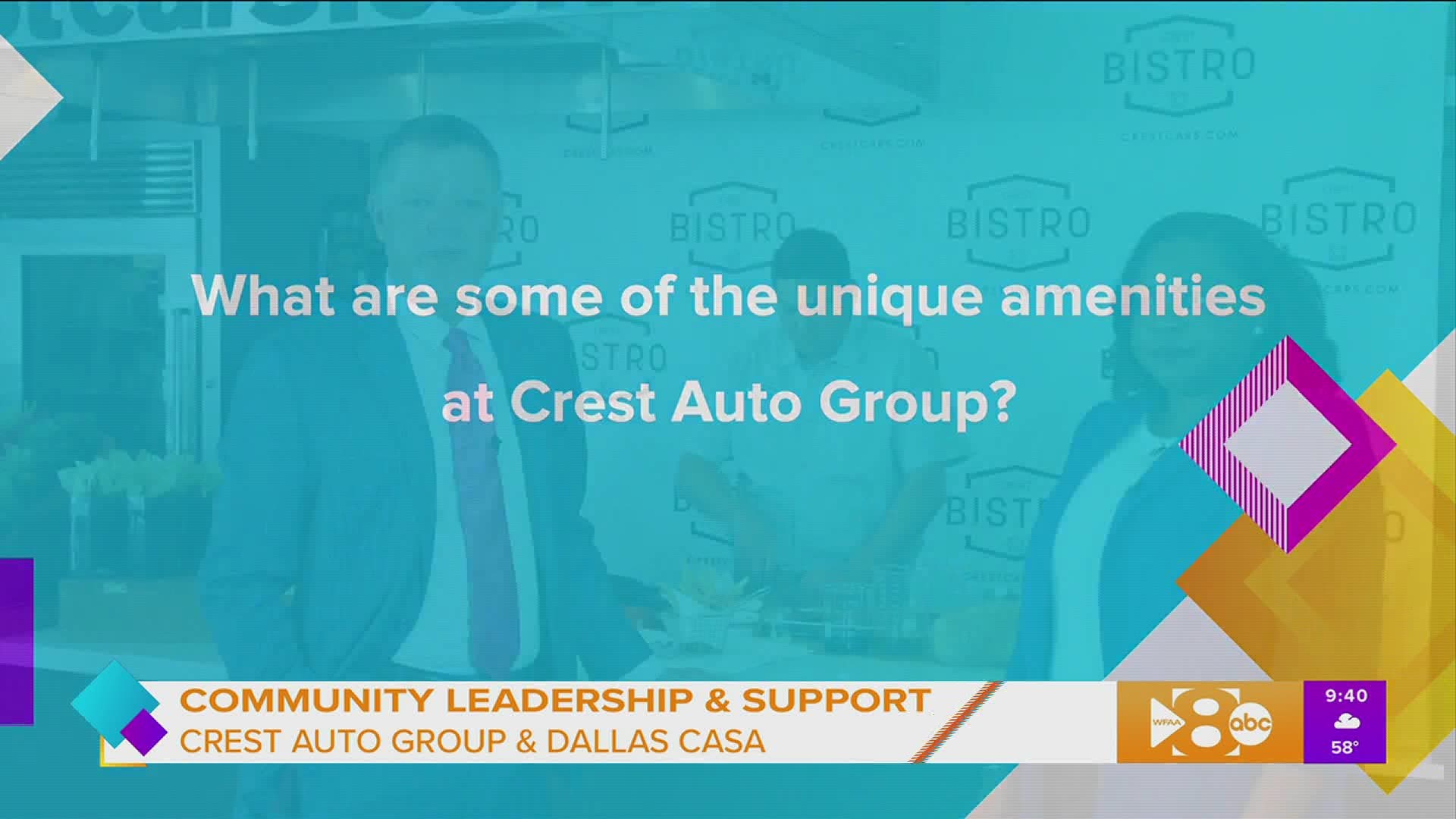 This segment sponsored by: Crest Auto Group