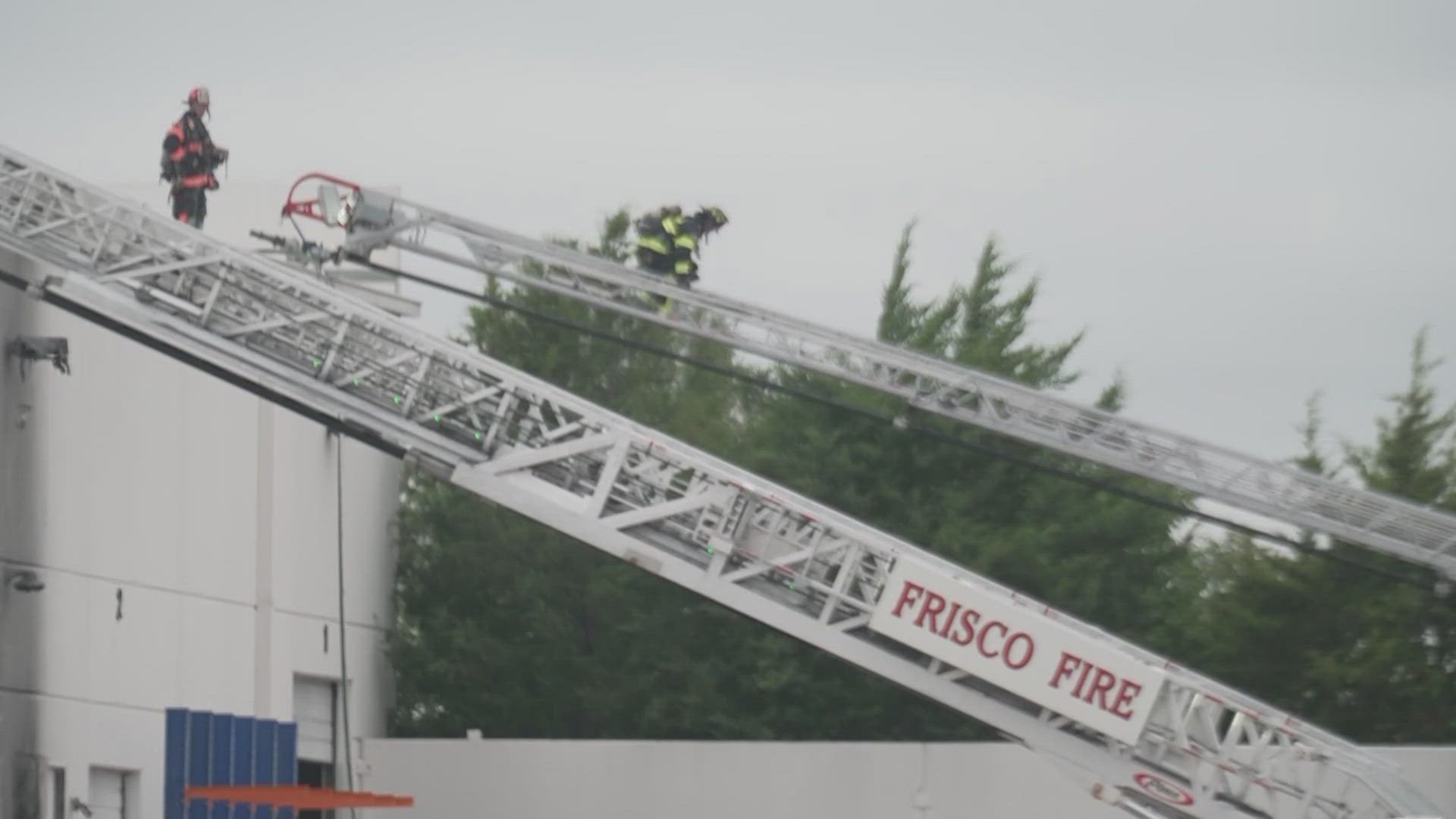 The Frisco Fire Department is working a chemical fire at a pool supply business, the city confirmed. The shelter-in-place was lifted at 9:18 a.m., Wednesday.