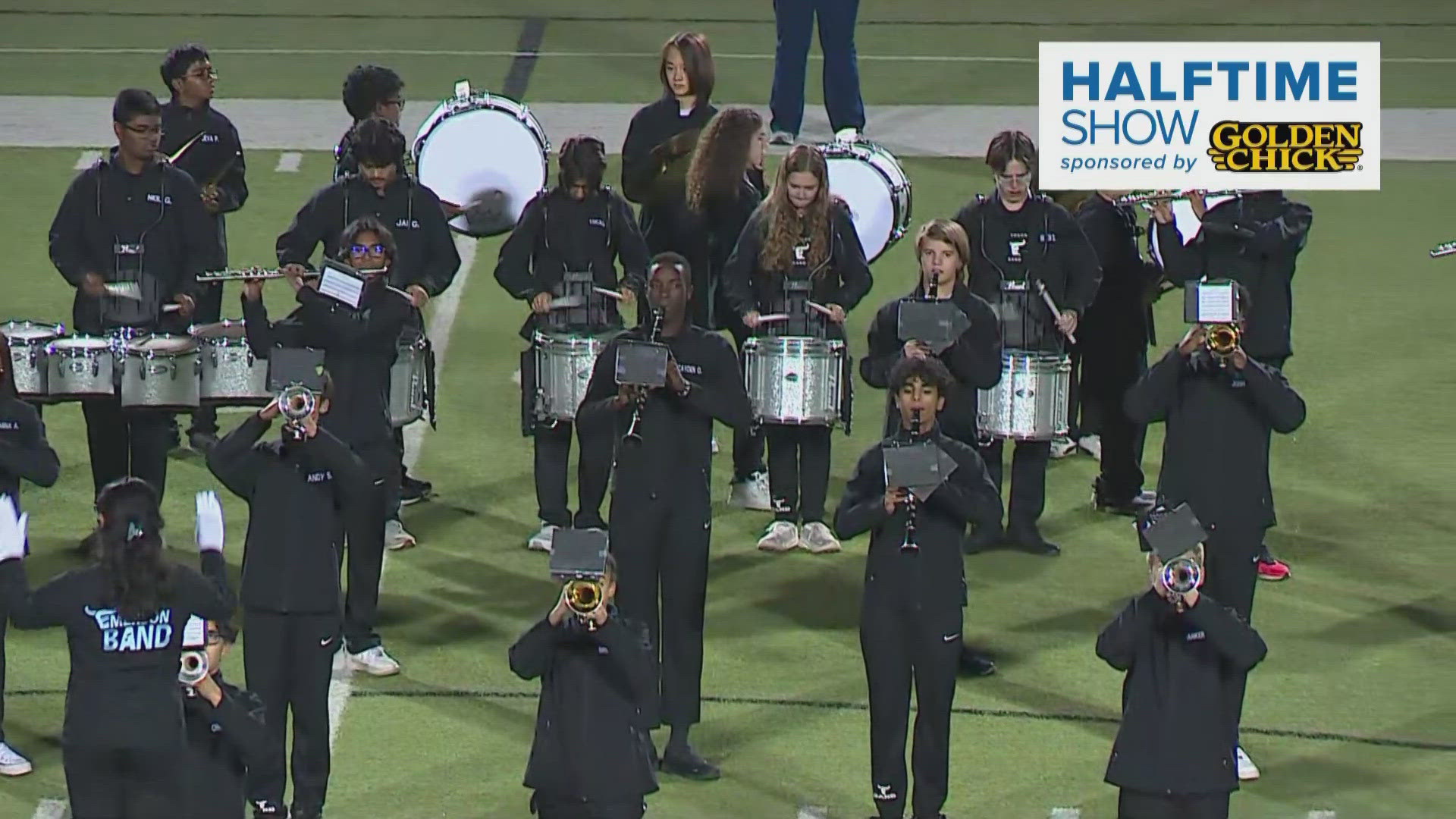 Watch the Emerson High School Marching Band's halftime performance from 11.15.24.