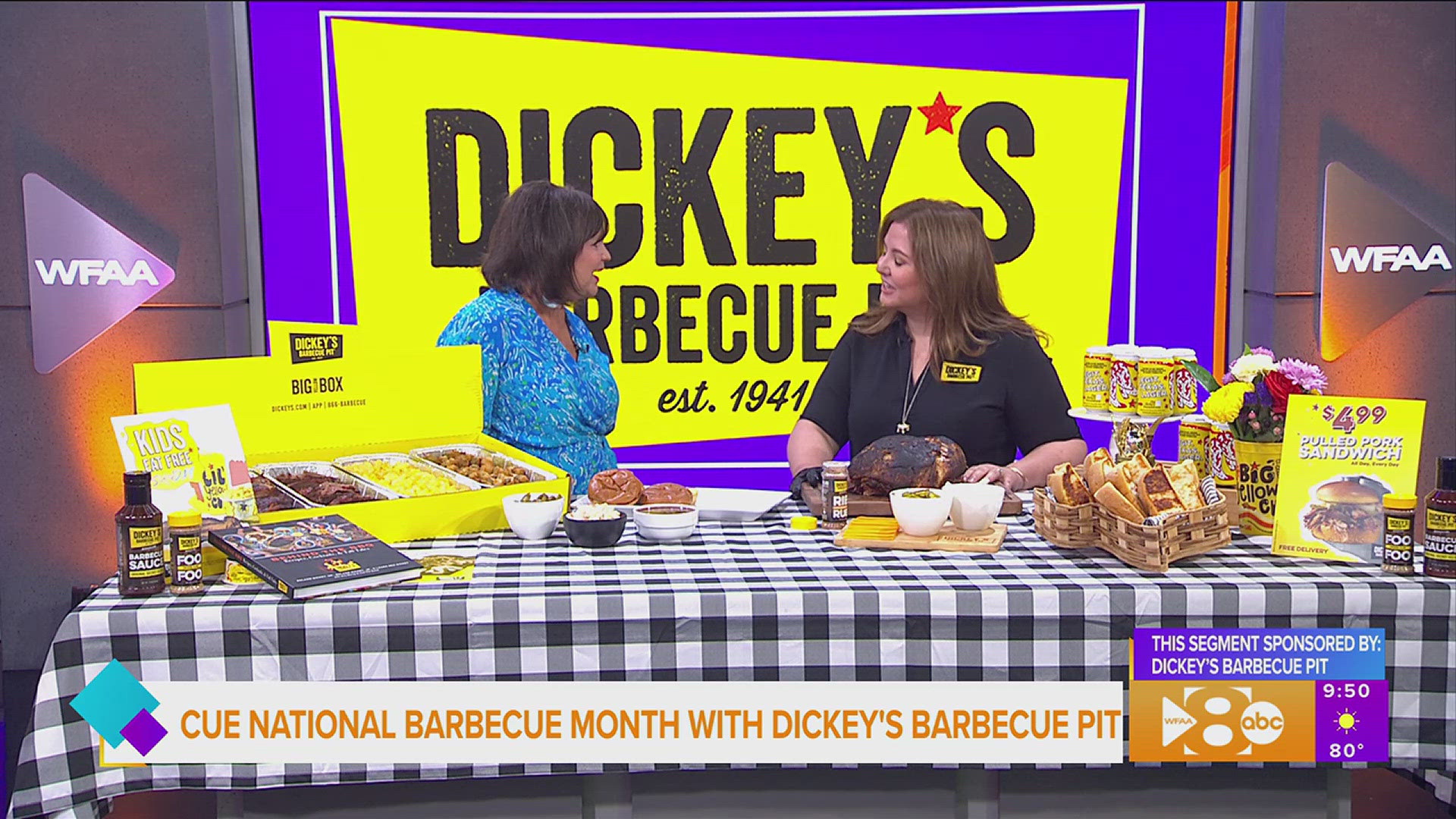 This segment is sponsored by: Dickey's Barbecue Pit