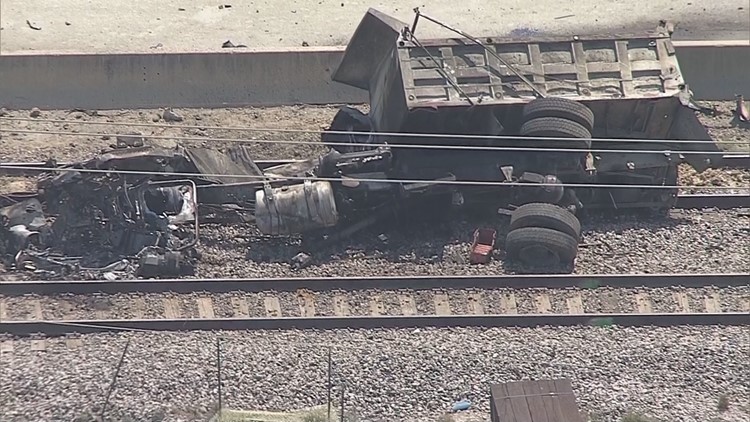 2 people killed in dump truck that crashed into TRE train identified ...