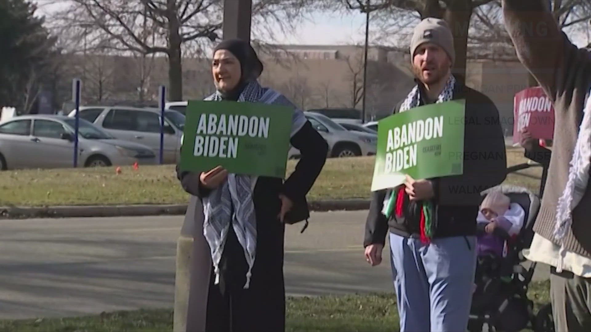 Some Michiganians used their vote as a form of protest for Biden's response to the Israel-Hamas war.