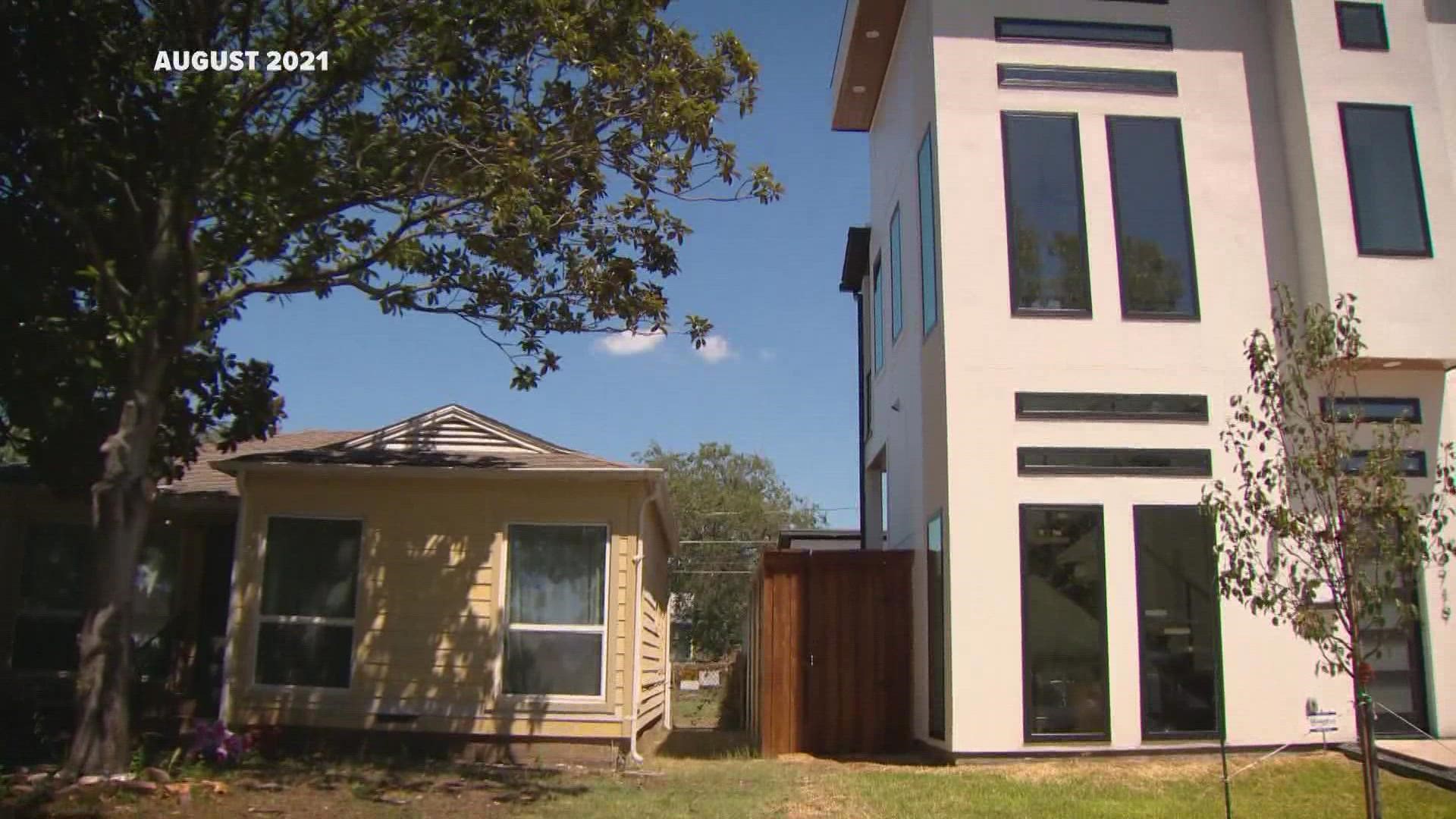 Dallas City Council voted to limit the maximum lot coverage of new builds and height restrictions were changed.