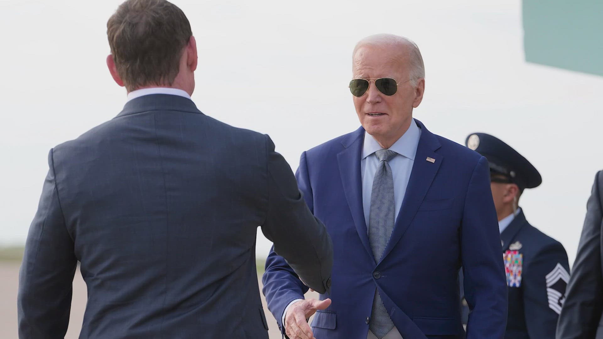 Biden was in Dallas on Wednesday followed by a visit to Houston on Thursday.