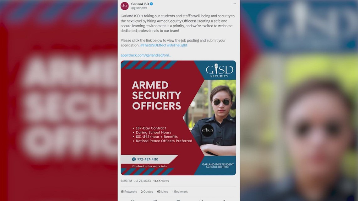 North Texas School Districts Continue Efforts To Hire Armed Security