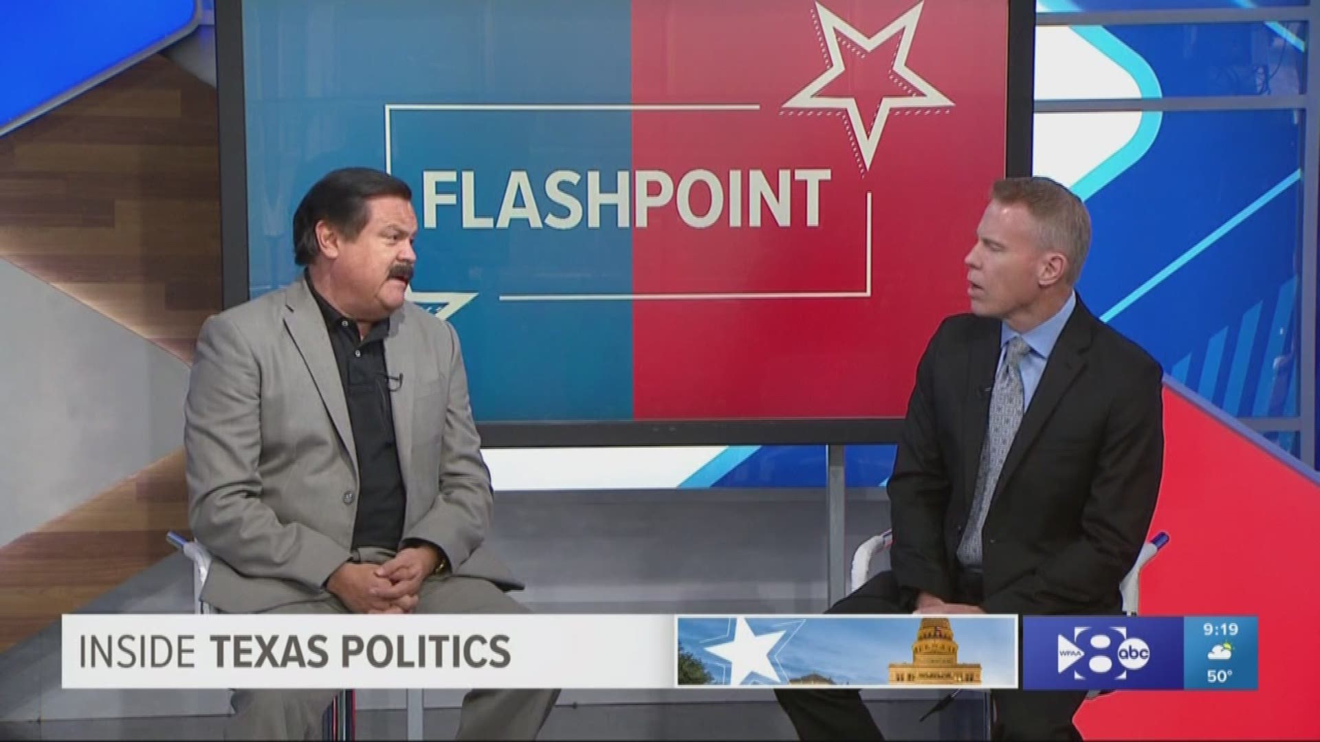 Here to share their views, we have Wade Emmert, the former chairman of the Dallas County Republican Party and Domingo Garcia, the national president of LULAC.