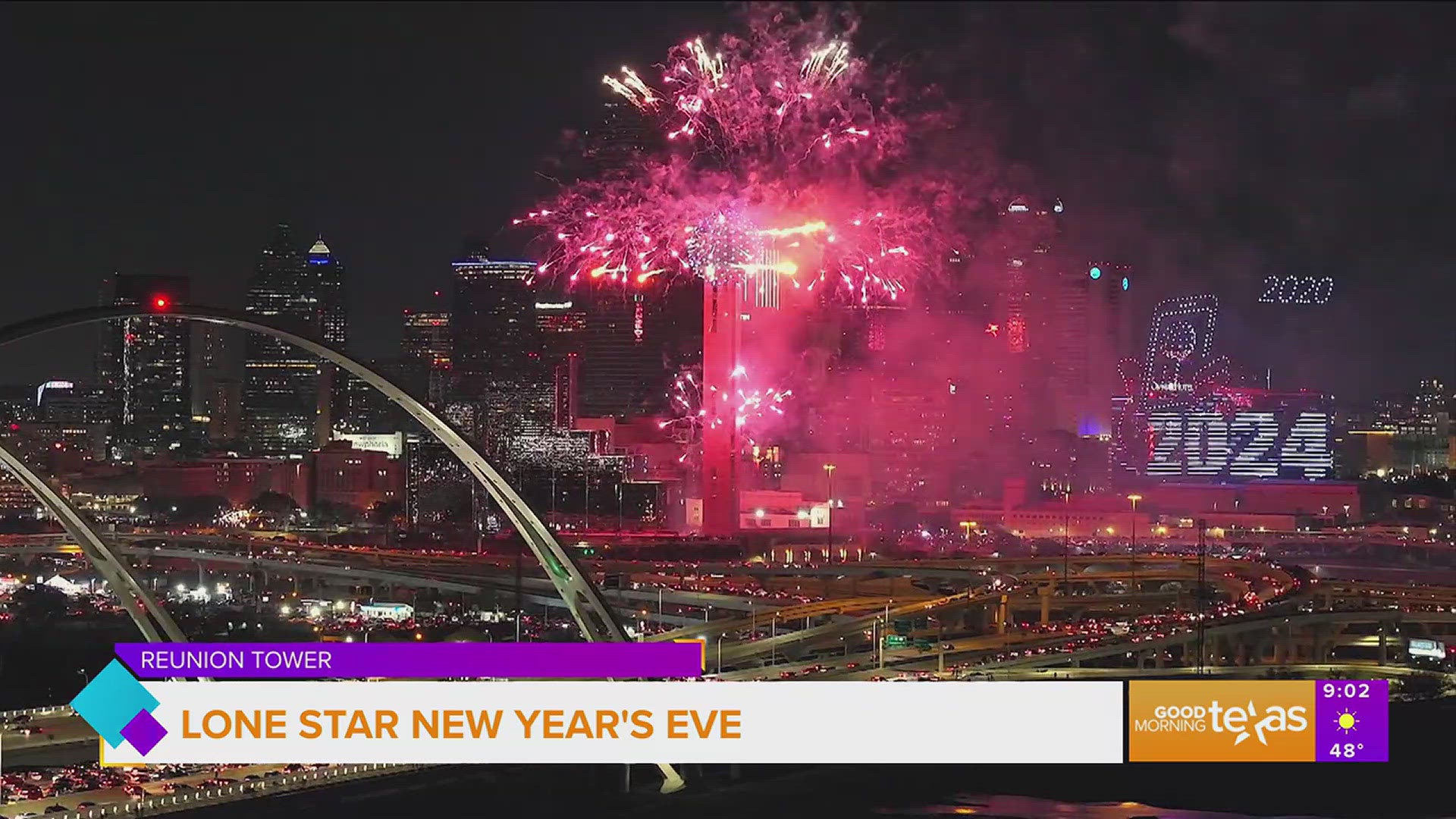 Reunion Tower Vice President of Operations Shawn Miller explains what's new and what to expect at this year's Lone Star NYE.