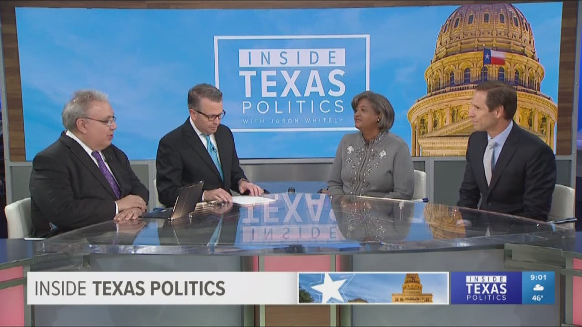 Inside Texas Politics began with two newly elected Democrats who will represent North Texas when the House and Senate reconvene in January. Rhetta Andrews Bowers is state representative-elect for House District 113 - the seat vacated by Republican Cindy B