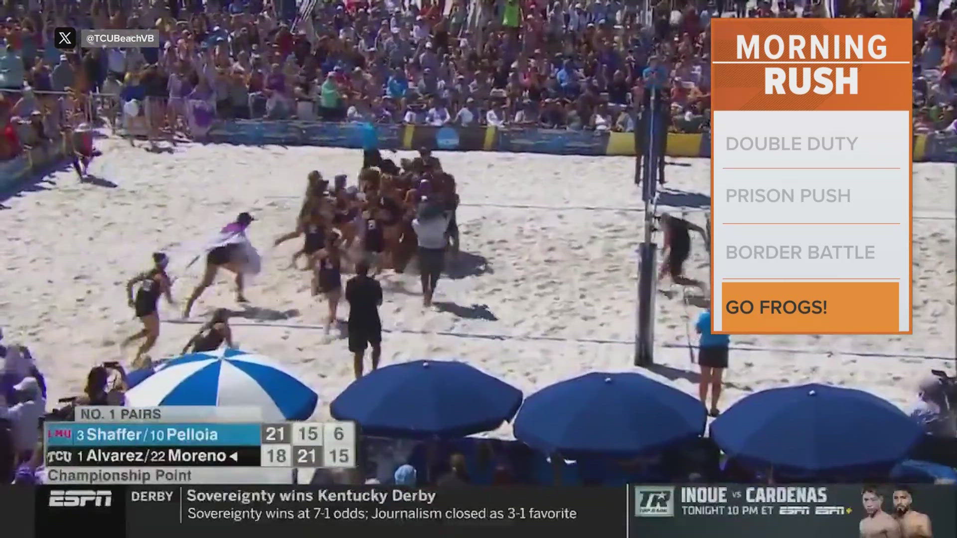 They are the first non-California team to win. 