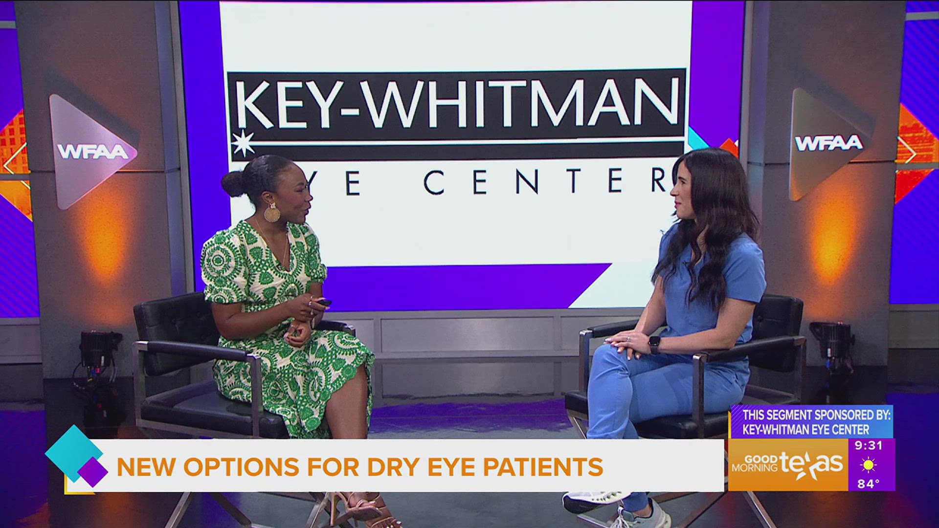 This segment is sponsored by: Key-Whitman Eye Center