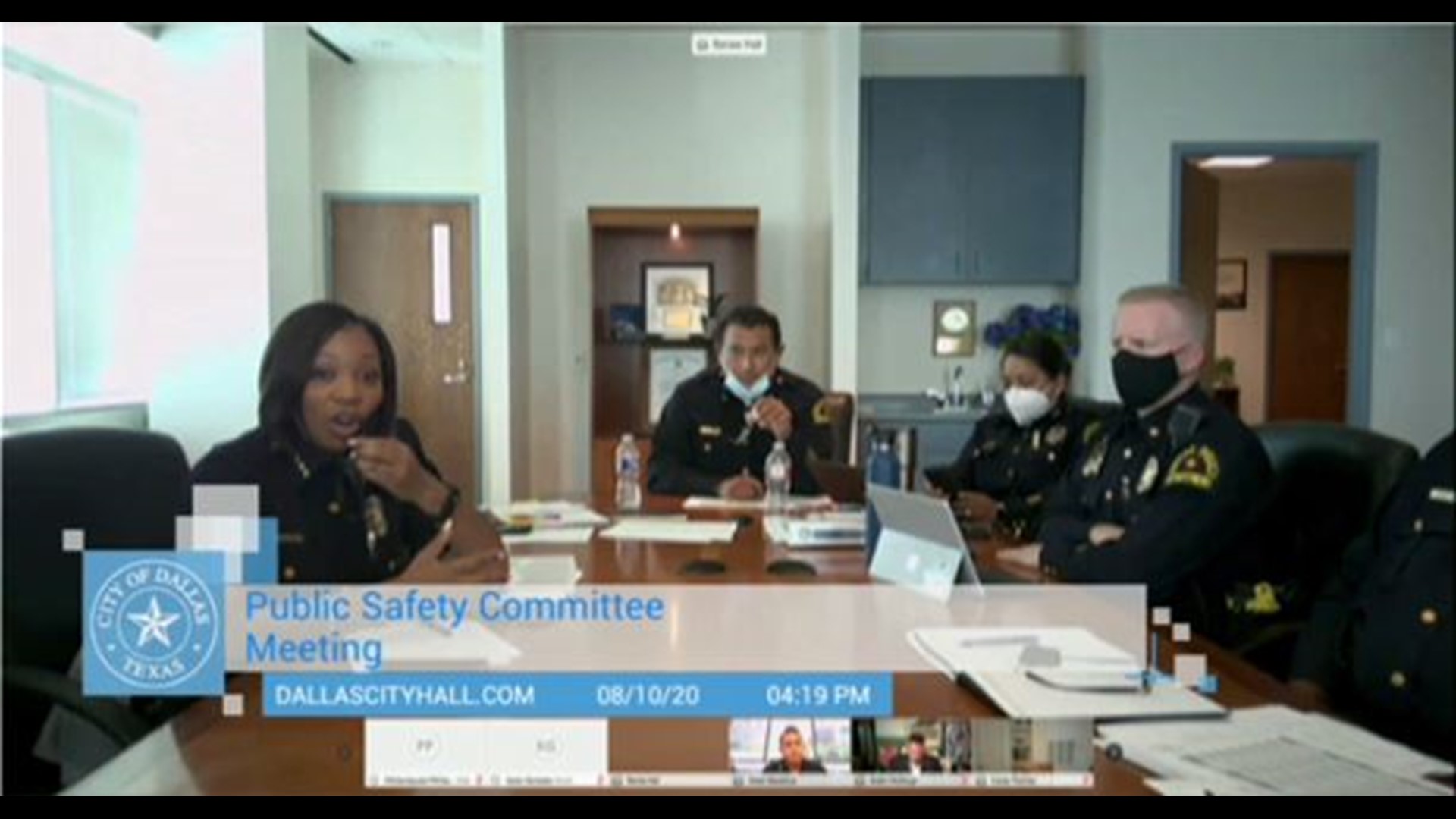 Chief Renee Hall and her leadership team briefed the Public Safety Committee on crime stats so far this year, and her presentation was met with mixed reviews.