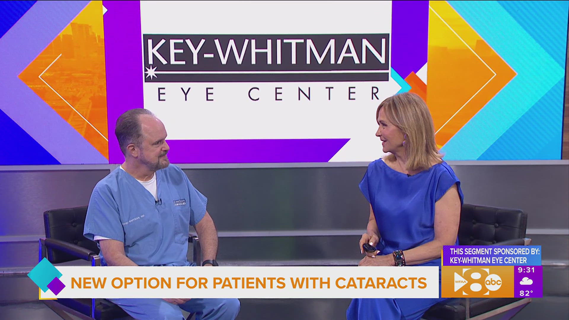 This segment is sponsored by: Key-Whitman Eye Center