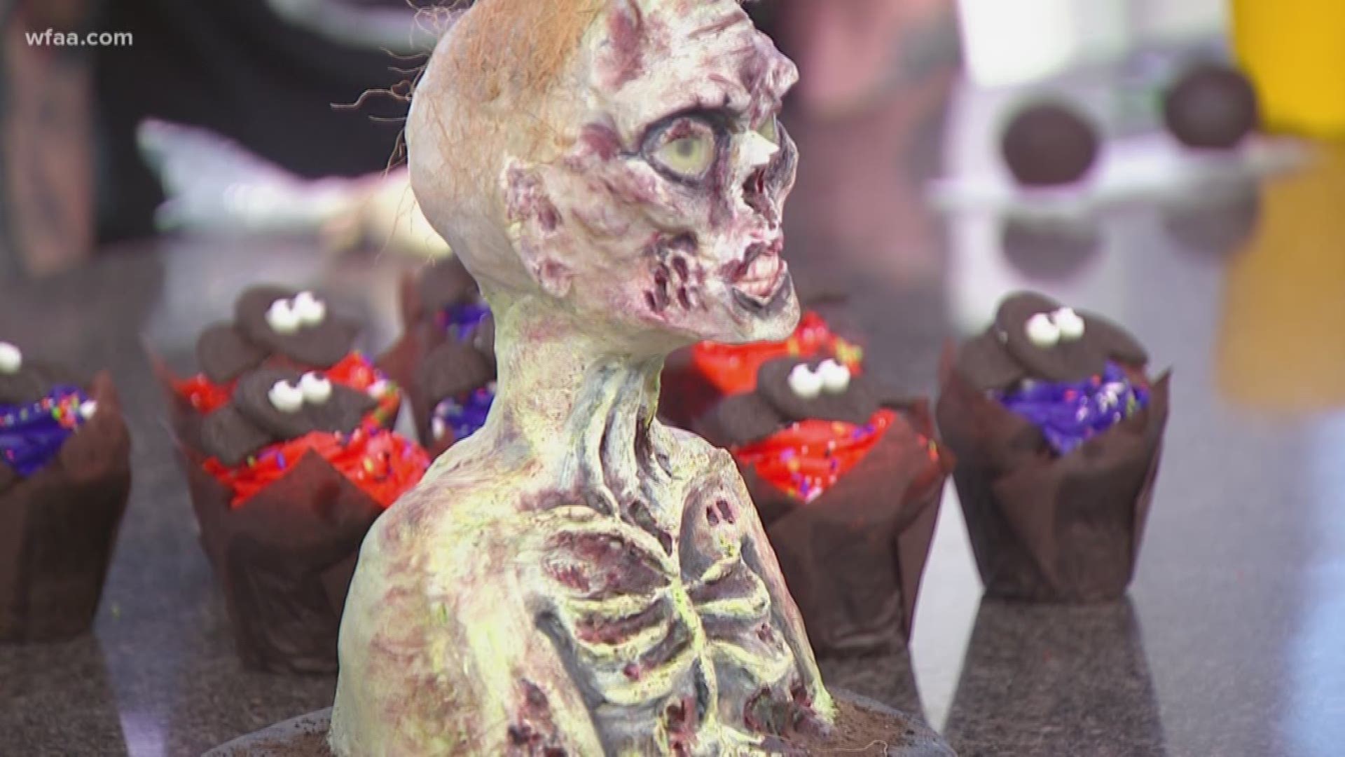 Haley Popp creates amazing sweet treats and shows us how to make some ourselves for Halloween