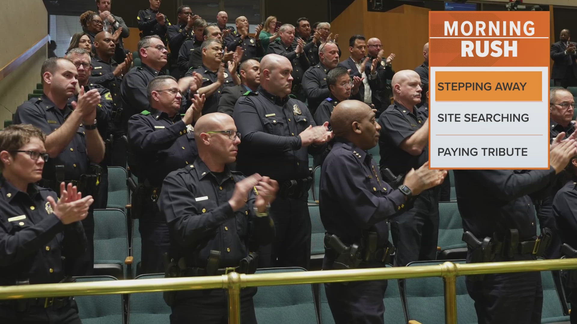 He stepped in to lead the department after the previous police chief left. 