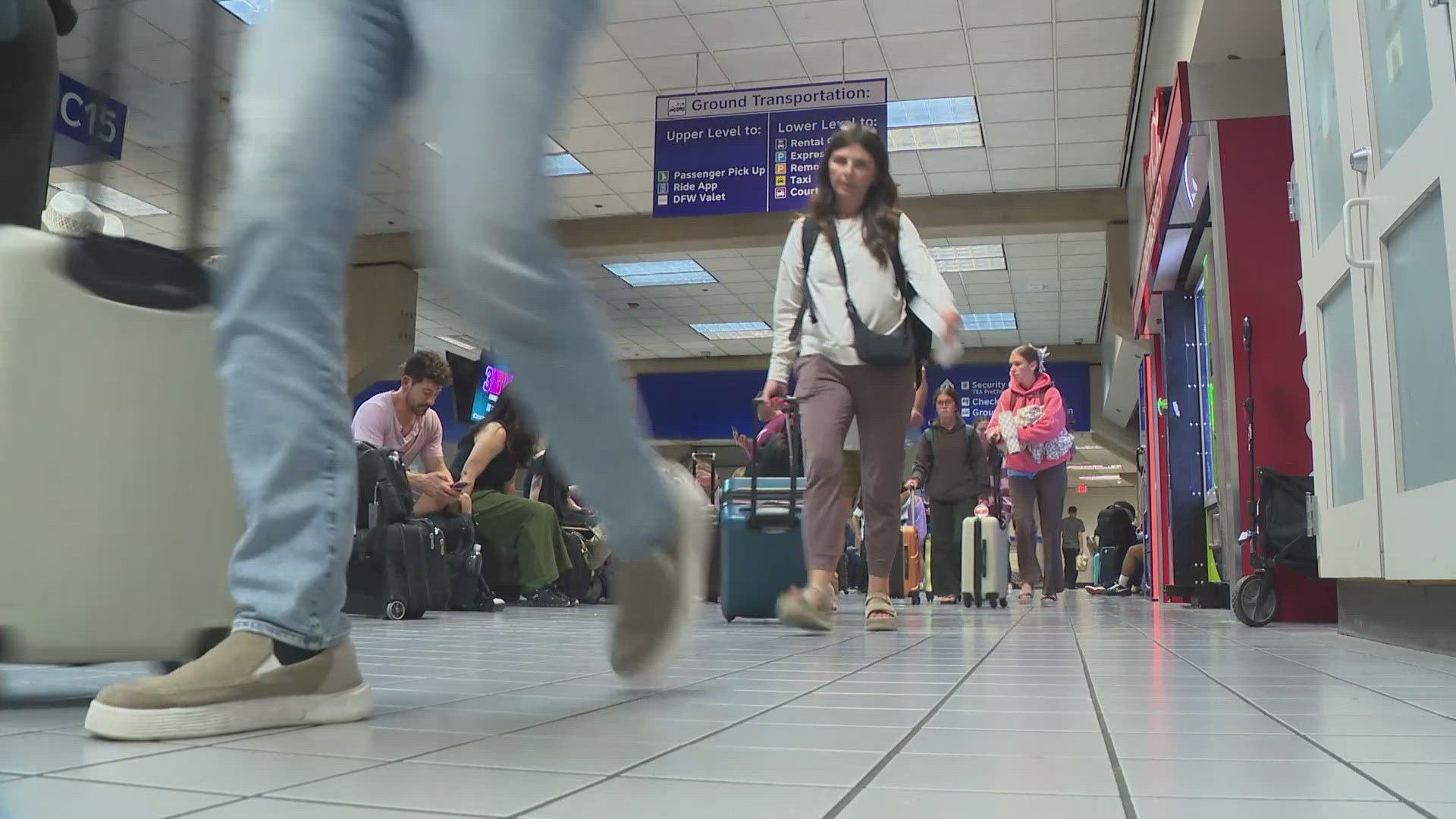 Over 100 flights were cancelled at DFW Airport Wednesday morning due to an overnight groundstop. 