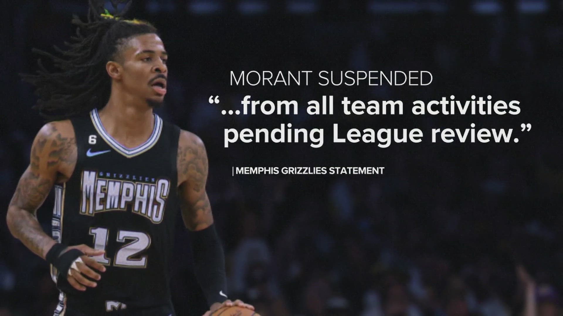 Grizzlies suspend Ja Morant after another gun video appears on