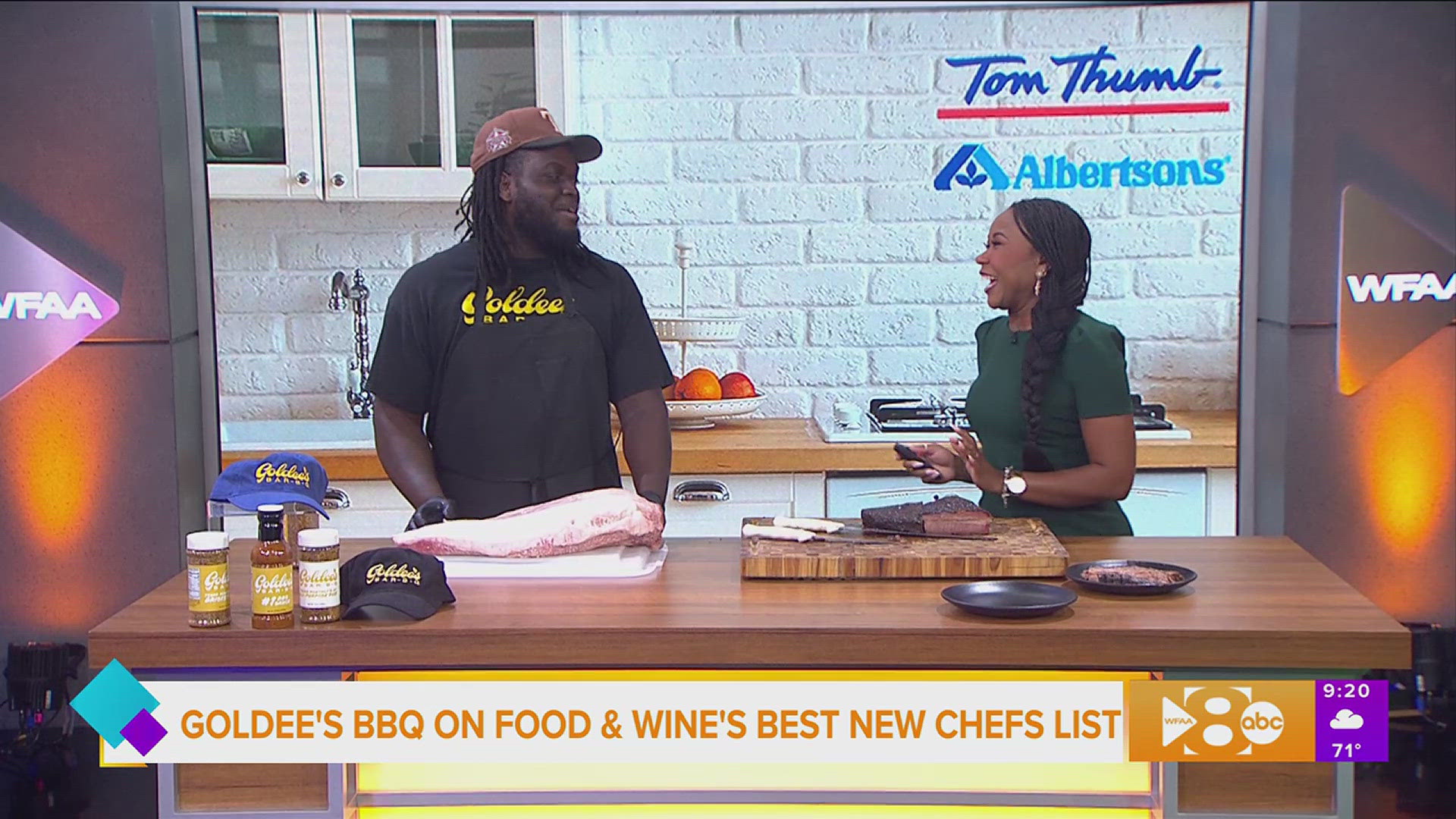 Goldee's BBQ co-owner Jalen Heard shares brisket secrets and reacts to being named a Food & Wine's Best New Chefs along with Lane Milne and Jonny White.