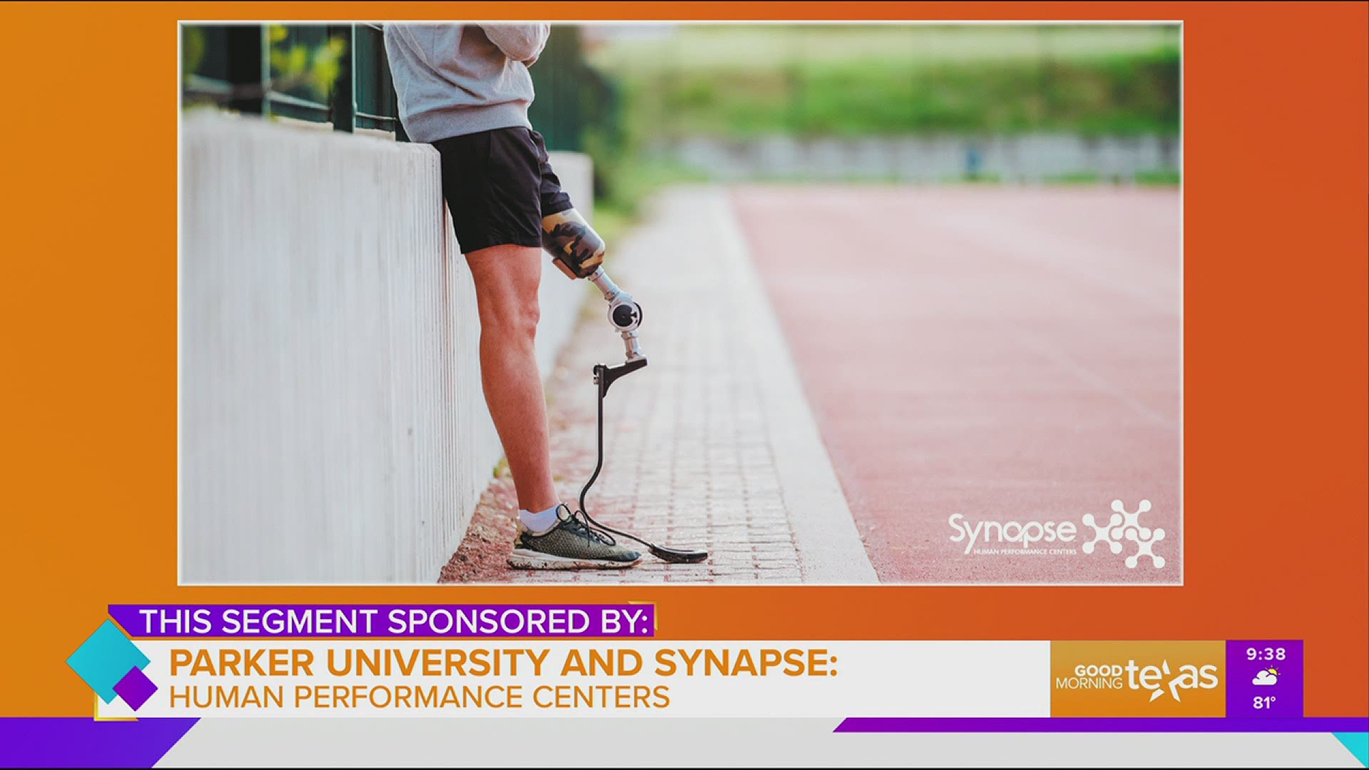 Segment sponsored by Parker University: Synapse Human Performance Centers. Call 214.902.3400 or go to synapsehpc.com for more information.